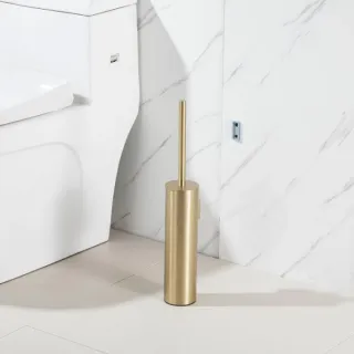 Настенный ёршик для унитаза Gappo G903-3 золотой сатин